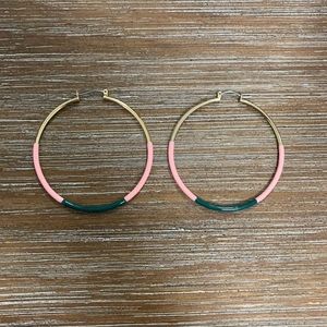 J.Crew Color Block Hoops